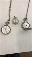Lot of 3 Pocket Watches