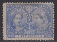 Canada Stamps #60 Mint HR with a thin, attractive