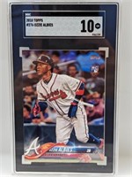 2018 Topps RC #276 Rookie Ozzie Albies 276 SGC 10