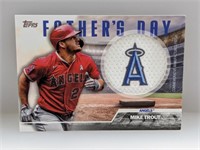 2023 Mike Trout Topps Father's Day Commem Patch