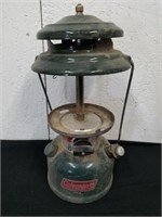 12.5 in Vintage Coleman green lantern.   No glass