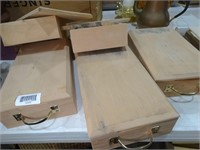 Handmade Wood Lidded Boxes