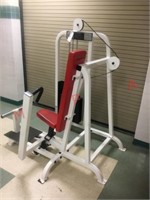 Life fitness chest press