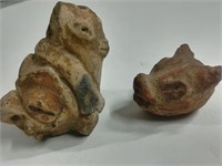 (2) Mayan / Central American Figure Heads