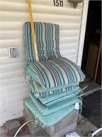 Patio Chair Cushions 6 Reversible