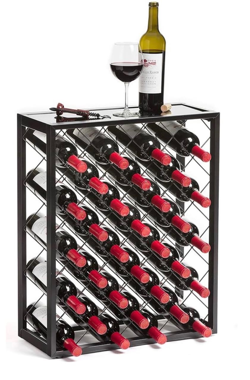 Mango Steam 32 Bottle Wine Rack