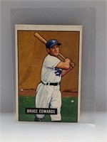1951 Bowman #116 Bruce Edwards
