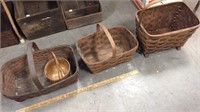 Four Woven Baskets