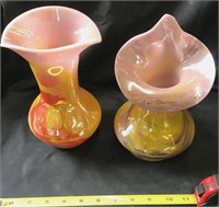 Art Glass Vases, Jack In Pulpit Is Damaged