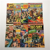 8 Sgt. Fury & His Howling Commandos 12¢-25¢ Comics