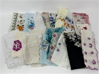 Vintage Handkerchief Hanky Hankies Lot