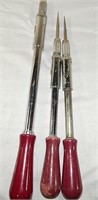 3 Vintage Yankee Screwdrivers 130A & 131A