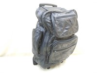 ROLLING LEATHER BAG 21 X 14 X 15