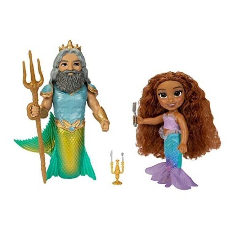*NEW Mermaid Ariel & King Triton Petite Gift Set