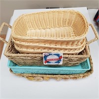 Assorted Used Baskets x6