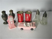 Salt & Pepper Shakers- Coca Cola etc