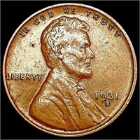 1931-S Wheat Cent CLOSELY UNCIRCULATED