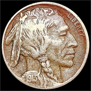1913-D Buffalo Nickel LIGHTLY CIRCULATED