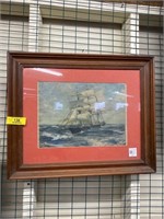 Norton Grant Sailboat Print, 21"x17"