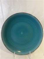 6 Royal Norfolk Turquoise Dinner Plates