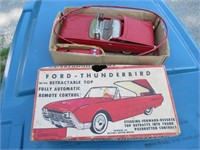 cragston remote control toy ford thunderbird w/box