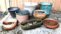 Selection of Planters in Assorted Materials