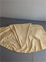 Large Gold Colored Table Cloth