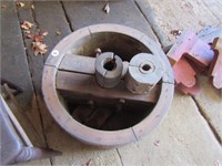WOODEN EARLY PULLEY AND FRETT WORK