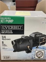 Everbilt 3/4 Hp Jet Pump