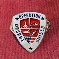 Operation Desert Shield Enamelled Pin