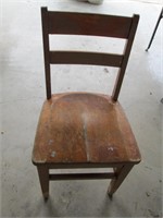 old wooden chair