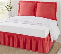 C398  Pioneer Woman 3-Piece Bedskirt and Sham