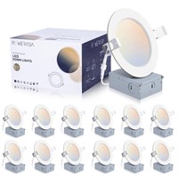 WFF9055   4 LED Ceiling Light 9W 12 Pack