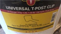 (2) buckets of T-post clips