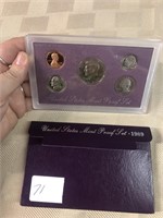 United States Mint Proof set 1989
