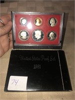 United States Proof Set 1981