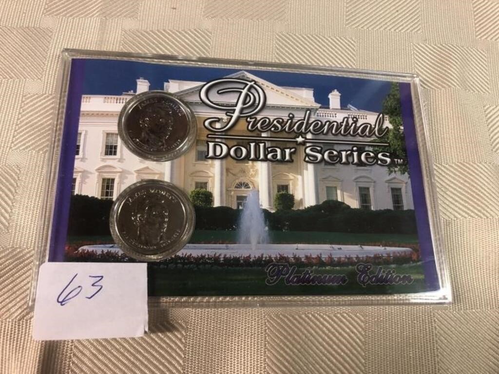 Presidential Dollar Series Platinum Edition