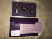 United Ststes Mint Proof Set  1993
