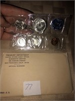 US Mint set 1965