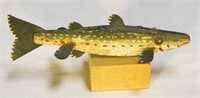 Hand Carved & Painted 8" Ice Fishing Decoy