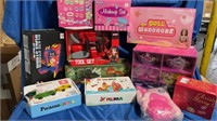 1 LOT ( 2 BOXES) ASSORTED TOYS INCLUDING DOLL