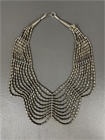 Vintage Beaded Tribal Statement Necklace
