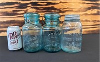 Quick Seal & More Blue Jar Lot