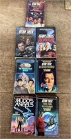 7 Star Trek paperback books