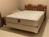 Queen mattress/box spring, headboard/ frame