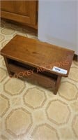 Small wooden kitchen step stool