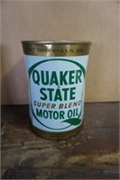 Vintage Quaker State Super Blend Motor Oil