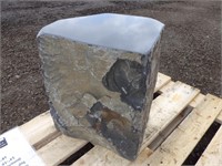 Natural Black Basalt Stool