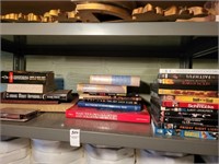 Assortment of books & DVDS