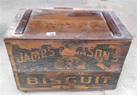 Antique Biscuit shipping crate